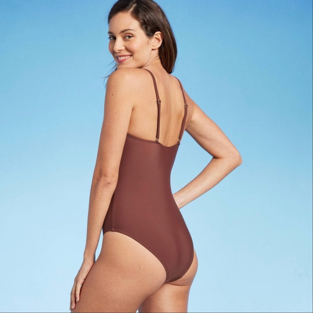 Chocolate brown one piece - Picture 4 of 4